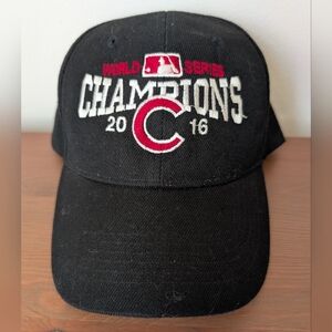 Black World Series Champions Cap